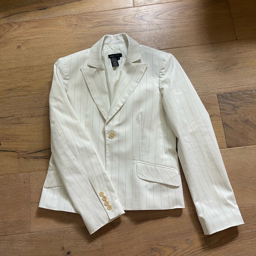 Beautiful striped BCBG Blazer!! Hardly worn, not one spot.